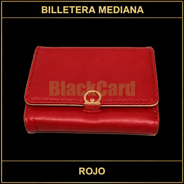 BILLETERA MEDIANA(ROJO)