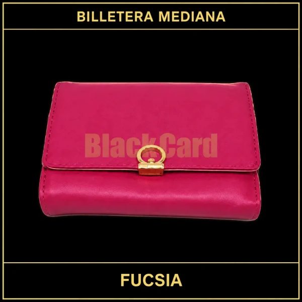 BILLETERA MEDIANA(FUCSIA)