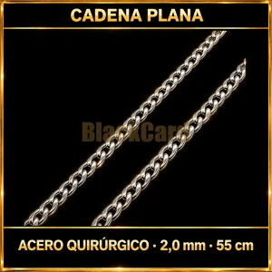 CADENA PLANA (2.0MM - 55CM) (A.Q)
