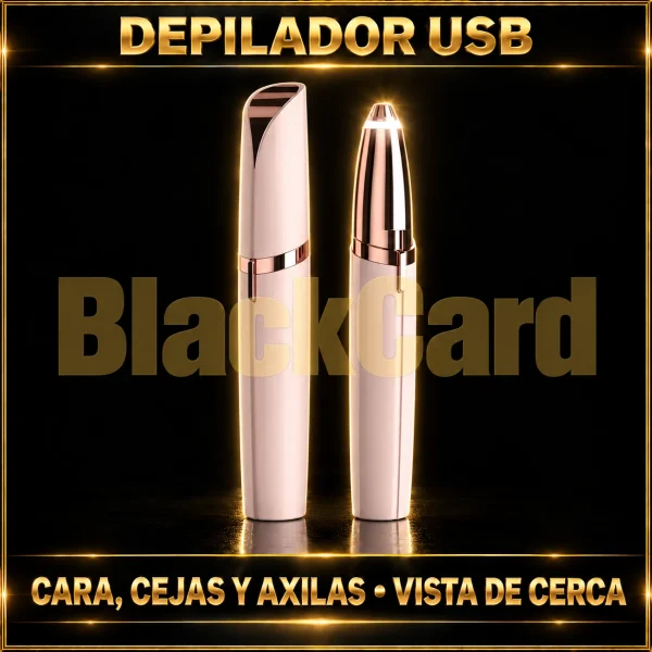 DEPILADOR USB CARA, CEJAS Y AXILAS