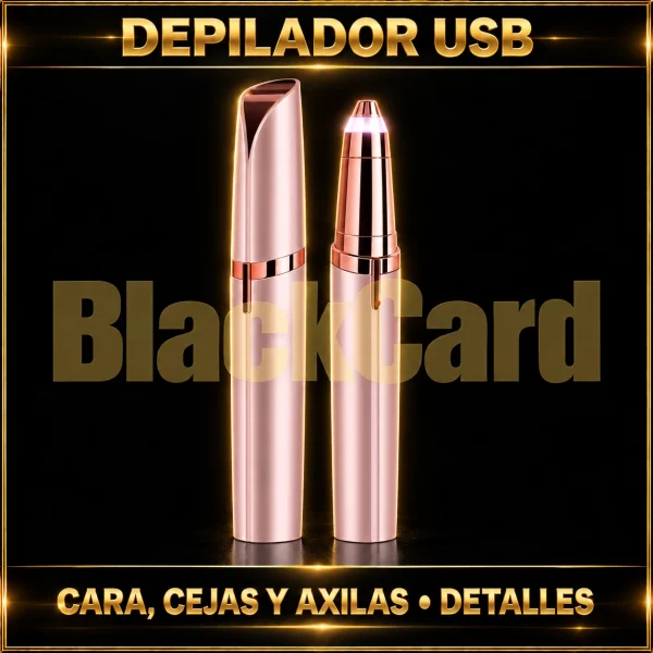 DEPILADOR USB CARA, CEJAS Y AXILAS