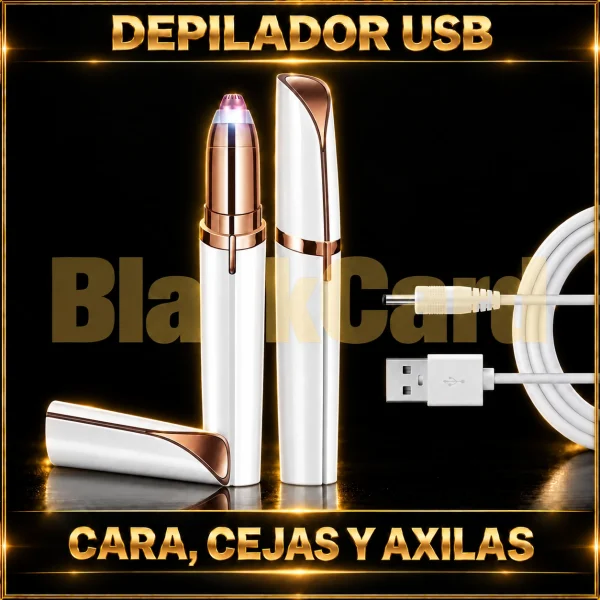DEPILADOR USB CARA, CEJAS Y AXILAS