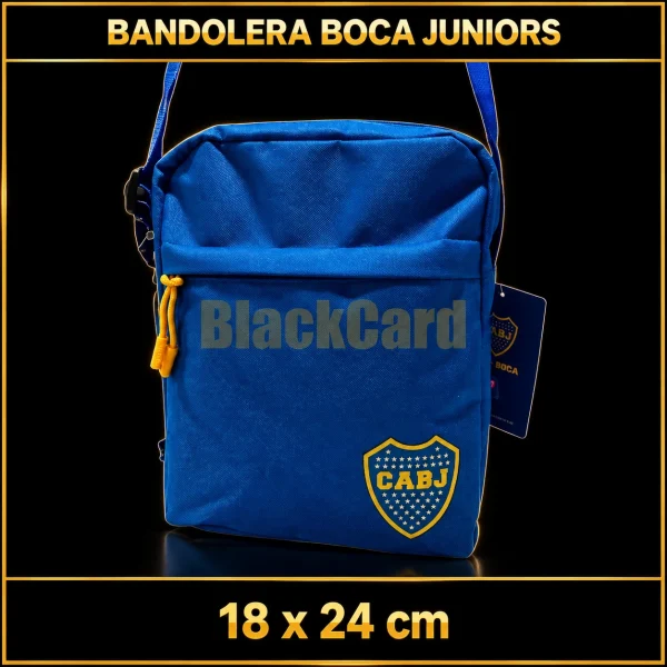 BANDOLERA BOCA JUNIORS 18X24CM
