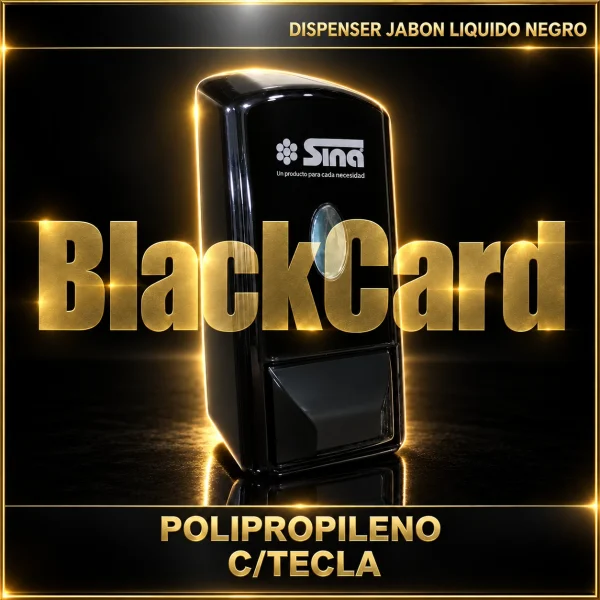 DISPENSER JABON LIQUIDO NEGRO