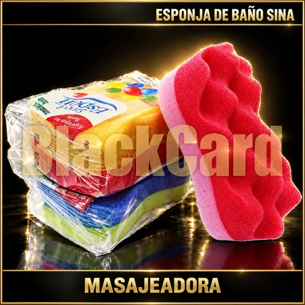 ESPONJA BAÑO MASAJEADORA SINA