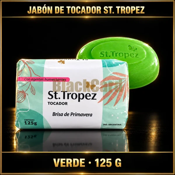 JABON TOCADOR TROPEZ VERDE x 125 Grs