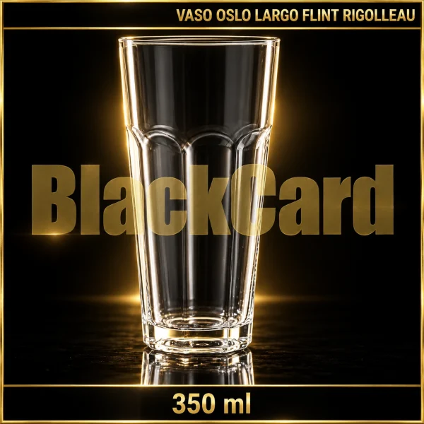 VASO OSLO TRAGO LARGO FLINT VIDRIO 350ML RIGOLLEAU