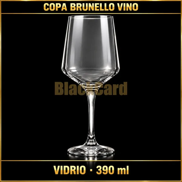 COPA BRUNELLO VINO DE VIDRIO 390ML