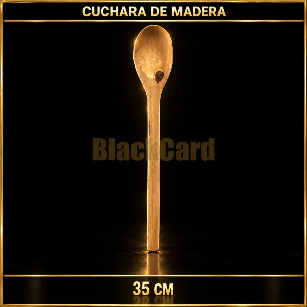 CUCHARA MADERA 35CM