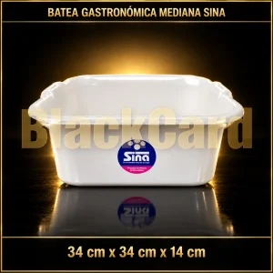 BATEA CUAD GASTRONOM MED SINA 34X34X14