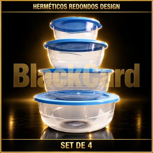 HERMETICO REDONDO X 4 DESIGN