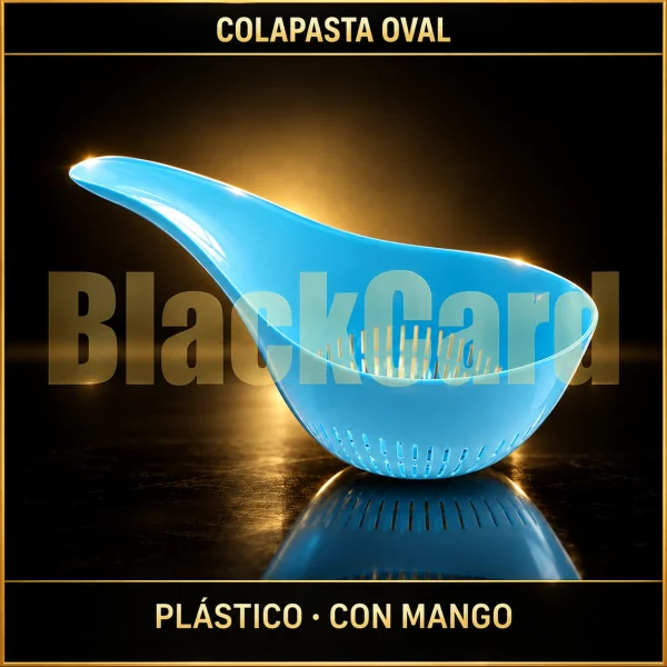 COLAPASTA PLAST OVAL C/ MANGO