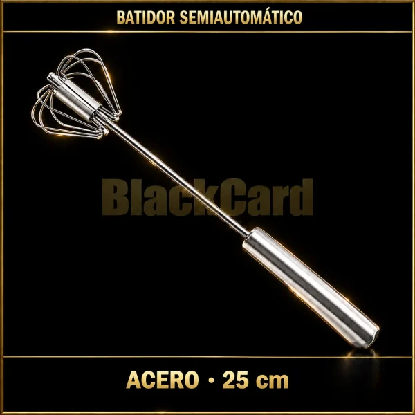BATIDOR 25CM ACERO SEMI AUTOMATICO