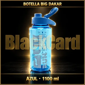 BOTELLA BIG DAKAR AZUL MOTIVACIONAL 1100ML