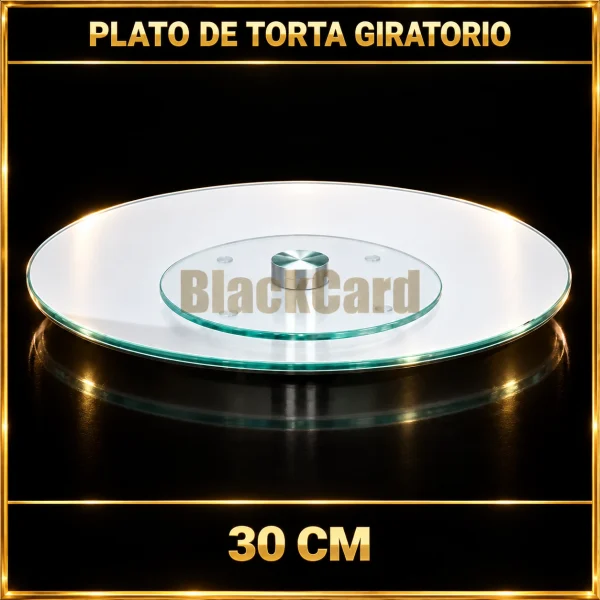PLATO DE TORTA GIRATORIO 30CM