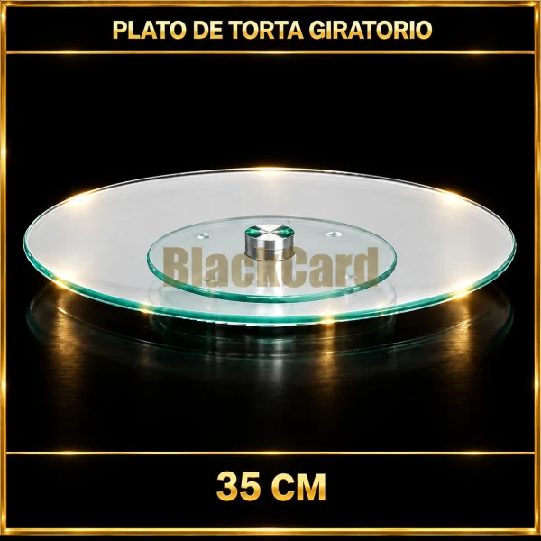 PLATO DE TORTA GIRATORIO 35CM