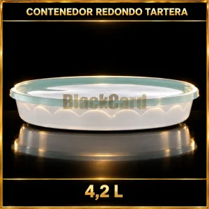 CONTENEDOR REDONDO TARTERA 4.2LTS