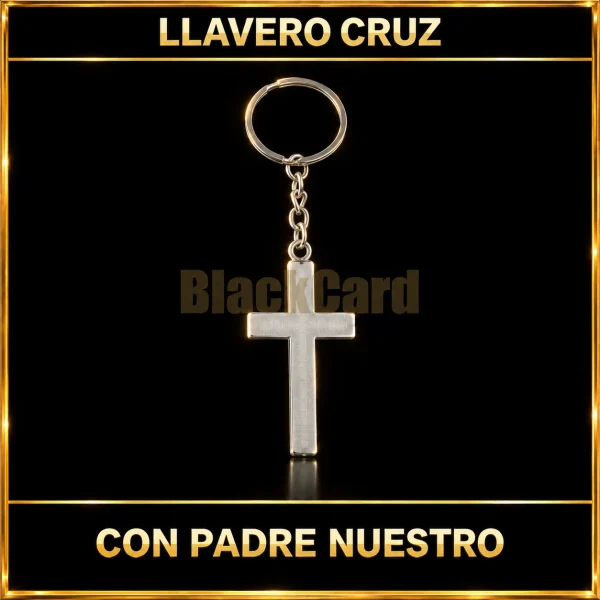 LLAVERO CRUZ CON PADRE NUESTRO