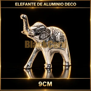 ELEFANTE ALUMINIO DECO 9CM