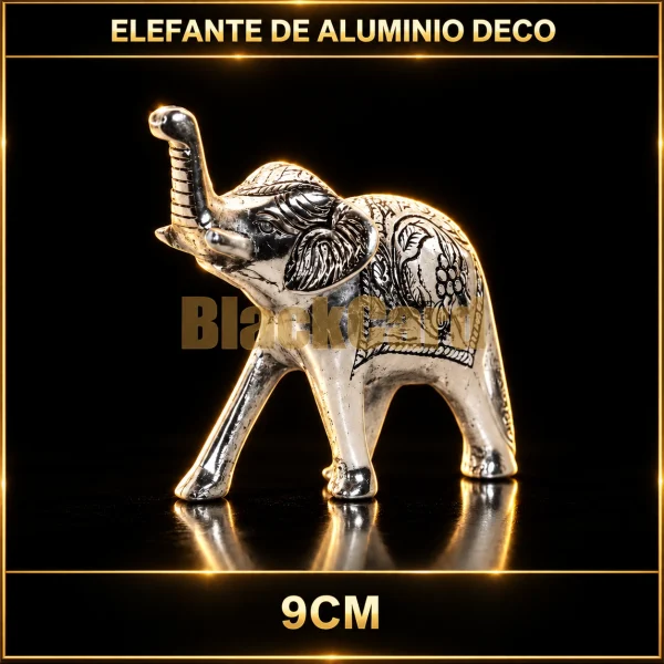 ELEFANTE ALUMINIO DECO 9CM