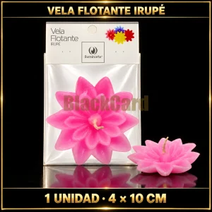 VELA FLOTANTE IRUPE x 1 UND 4x10 CM