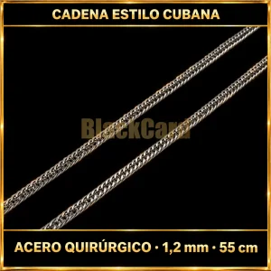 CADENA ESTILO CUBANA (1.2mm - 55cm) (A.Q.)