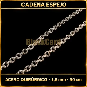 CADENA ESPEJO (1.6mm - 50cm) (A.Q)