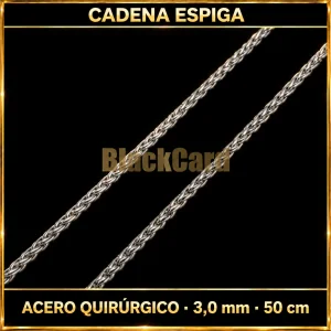 CADENA ESPIGA (3.0mm - 50cm) (A.Q)